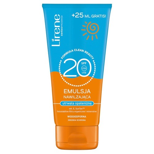 Emulsja do opalania SPF 20 Lirene 175 ml
