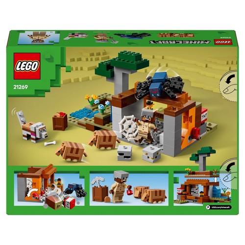 Minecraft® Wyprawa do pancernikowej kopalni 21269 LEGO 1 sztuka
