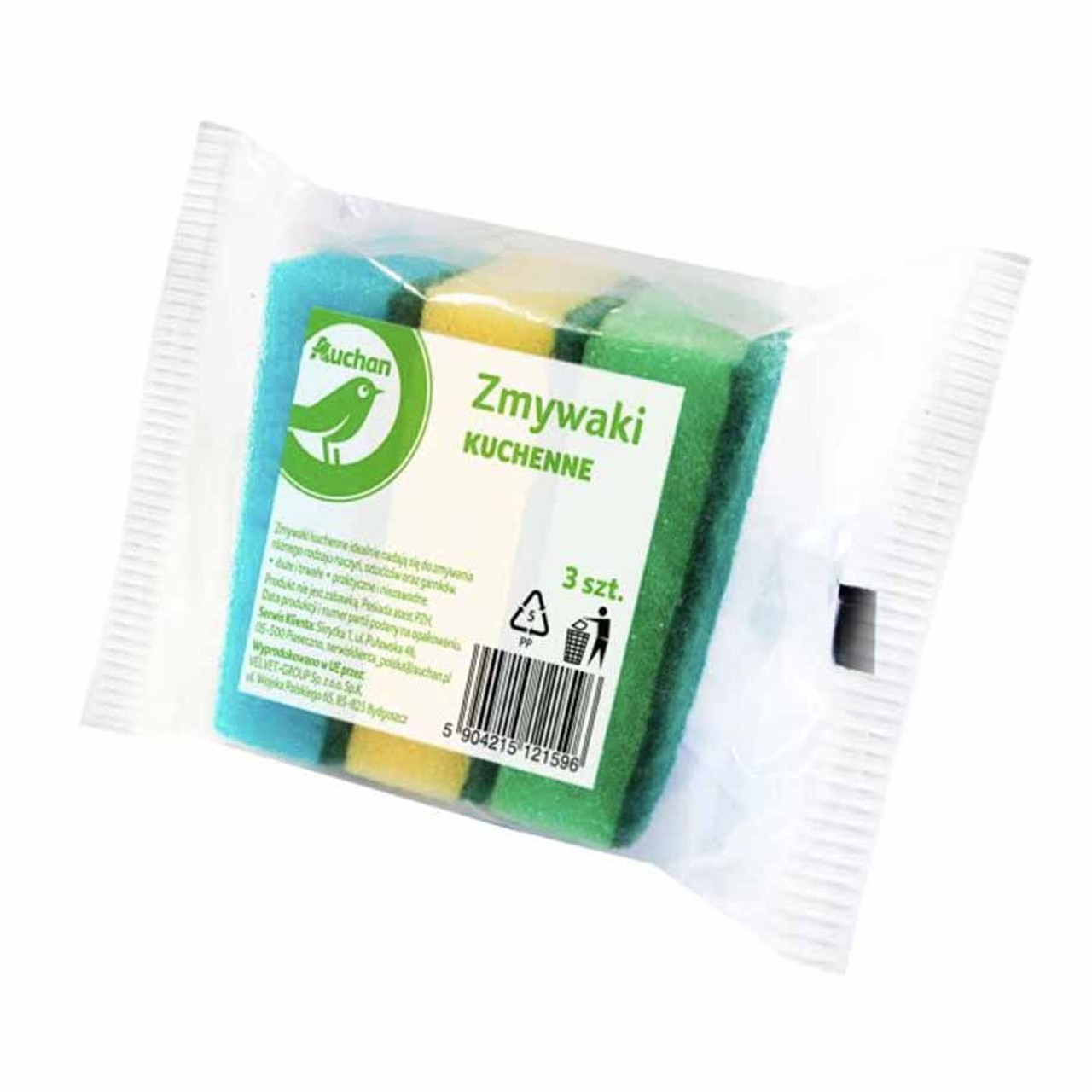 Zmywaki kuchenne Auchan 3 sztuki