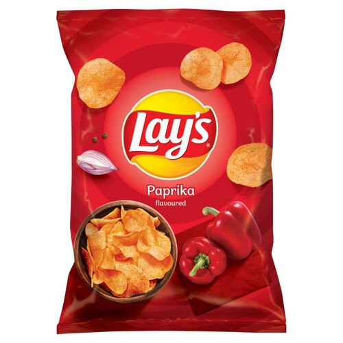 Chipsy ziemniaczane o smaku papryki Lays 130 g