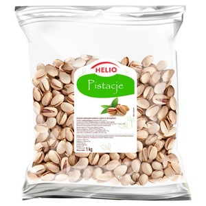 Pistacje  prażone solone w skorupkach.  Helio 1 kg