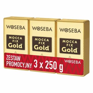 Kawa palona mielona Mocca Fix Gold Woseba 3x250 g