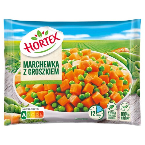 Mieszanka warzywna marchewka z groszkiem Hortex 450 g