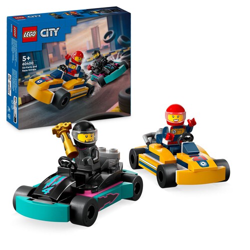 City Gokarty i kierowcy wyścigowi 60400 LEGO zestaw