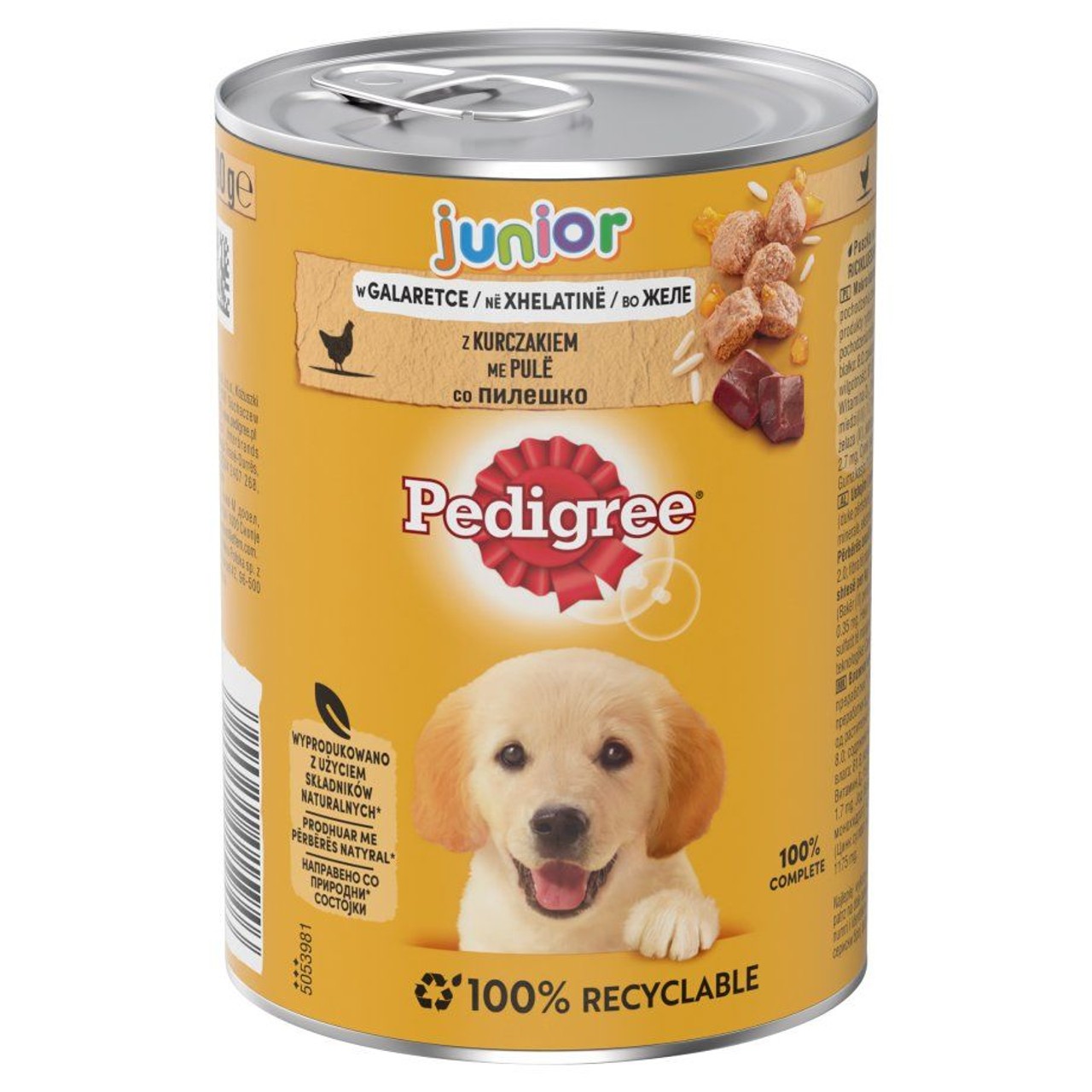Junior Karma dla psów z kurczakiem Pedigree 400 g