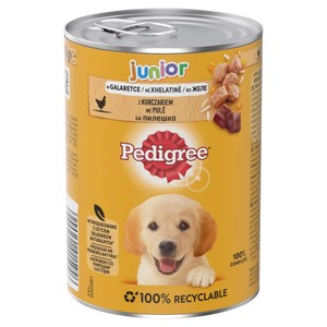 Junior Karma dla psów z kurczakiem Pedigree 400 g