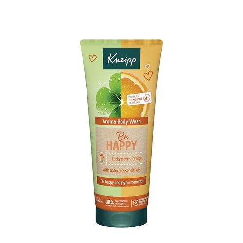 Pielęgnujący żel pod prysznic Be Happy  Kneipp 200 ml