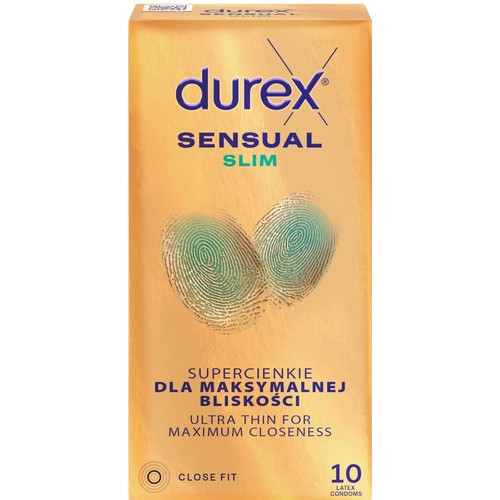 Prezerwatywy Sensual Slim   Durex 10 sztuk