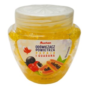 Odświeżacz powietrza w perełkach - papaja i guarana Auchan 220 g