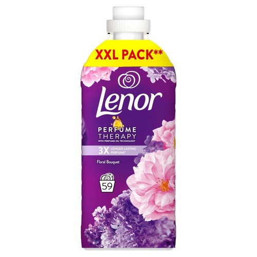 Lenor Perfume Therapy Floral Bouquet, płyn do płukania tkanin, 59 prań, opakowanie XXL.