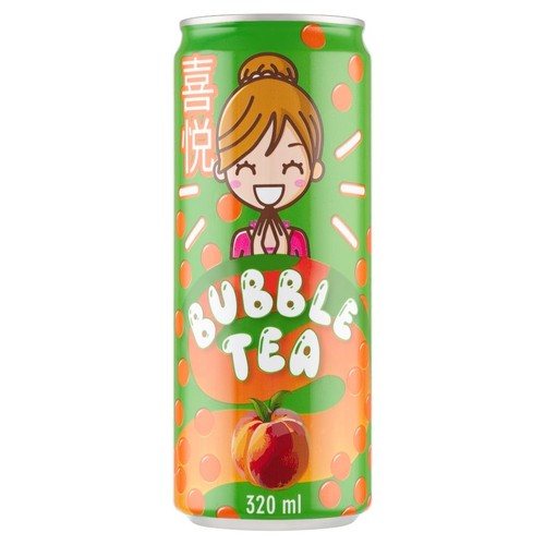 Napój Bubble tea z sokiem z brzoskwini   Mili 320 ml