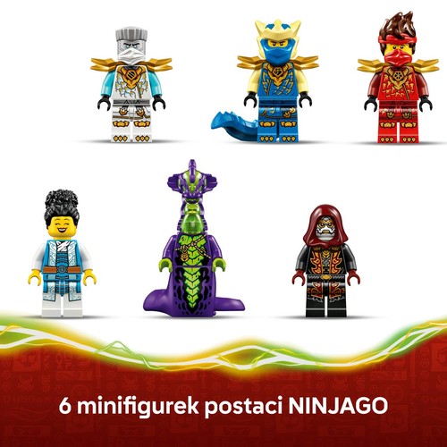 NINJAGO® Bitwa ninja: domek na drzewie z pojazdami 71857 LEGO 1 sztuka