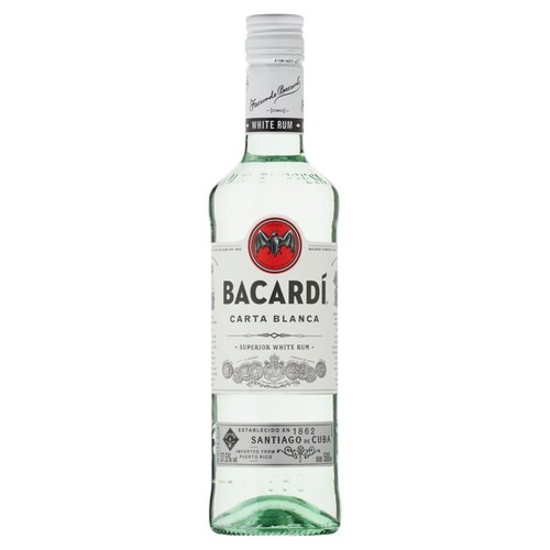 Rum jasny Carta Blanca alk. 37,5% obj. Bacardi 500 ml