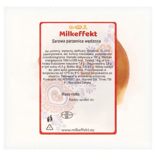 Serowe parzenice wędzone Milkeffekt 100 g