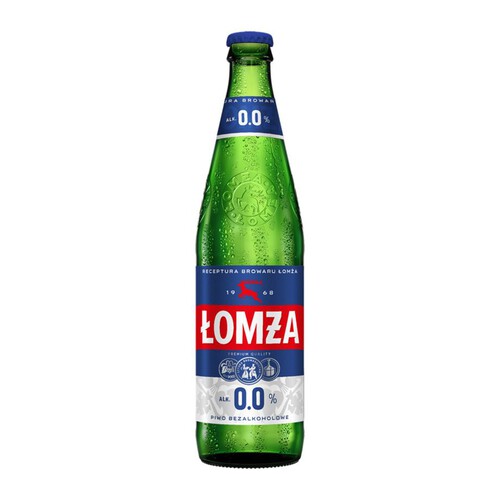 Piwo bezalkoholowe alk.0.0% obj. Łomża 500 ml