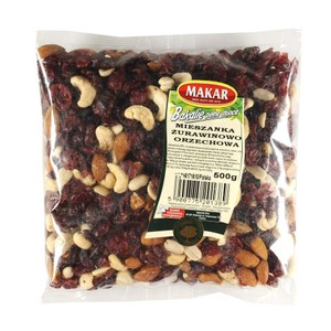 Mieszanka żurawinowo orzechowa Makar 500 g