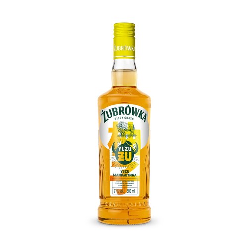 Wódka smakowa Bison Grass Yuzu Mandarynka alk. 21,0% obj. Żubrówka  500 ml