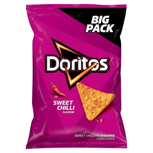 Nachos kukurydziane o smaku słodkiego chilli Doritos 180 g