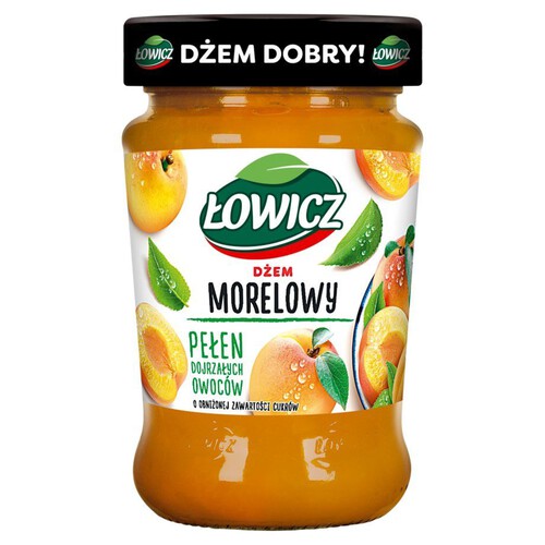 Dżem morelowy niskosłodzony Łowicz 280 g