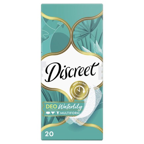 Discreet - Wkładki higieniczne Discreet Waterlily Discreet 20 sztuk