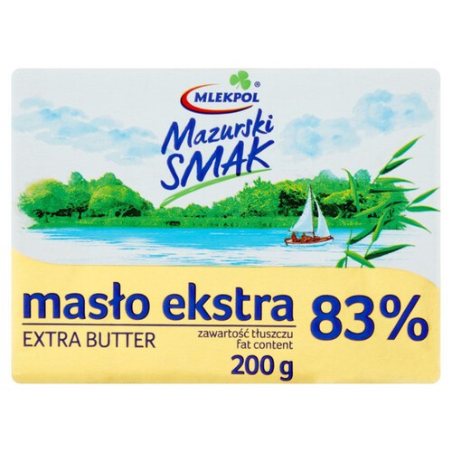 Mazurski Smak masło ekstra Mlekpol 200 g