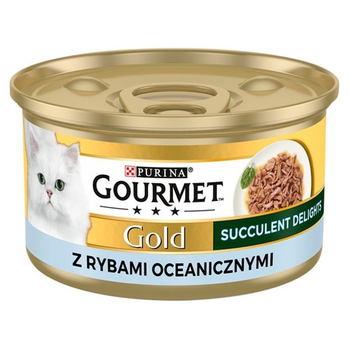 Karma mokra dla kotów z rybami oceanicznymi Gourmet 85 g