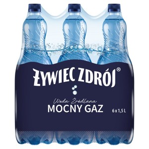 Woda gazowana Mocny Gaz Żywiec Zdrój 6 x 1.5 l
