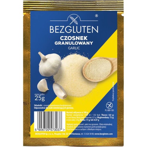 Czosnek granulowany Bezgluten 25 g