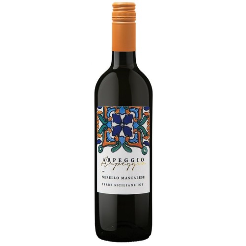 Wino włoskie czerwone wytrawne Nerello Mascalese alk. 12,5% obj. Arpeggio 750 ml