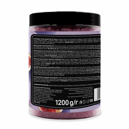 Pieniąca sól do kąpieli Fig & Citrus ON LINE 1.2 kg