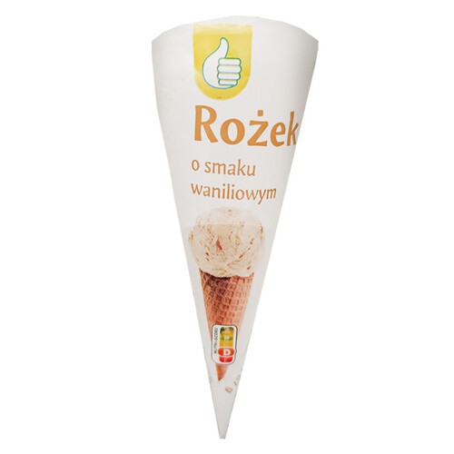 Rożek o smaku waniliowym Auchan 110 ml