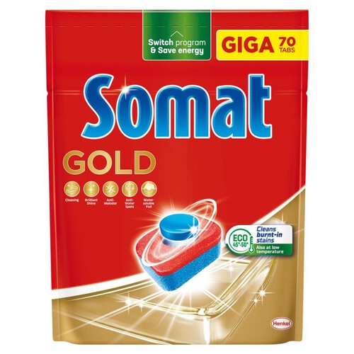 Tabletki do zmywarki GOLD  Somat 70 sztuk