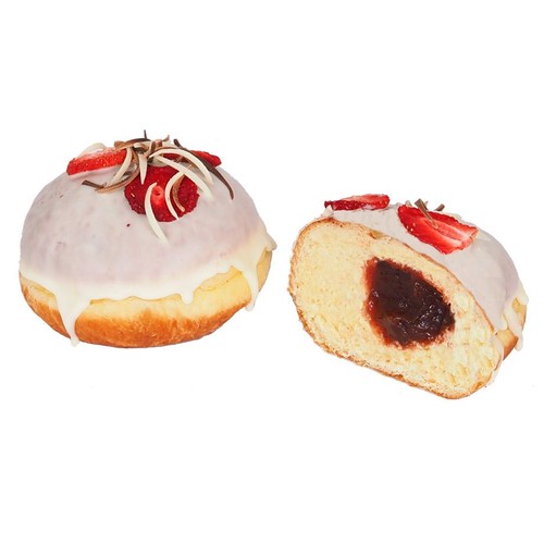 Pączek z truskawkami premium Cukiernia Olsza 100 g