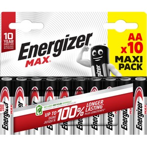 Baterie MAX AA E91 R6 Energizer 10 sztuk