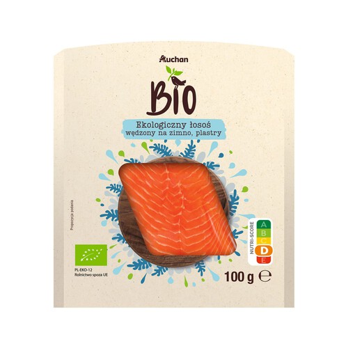 BIO Łosoś wędzony Auchan 100 g