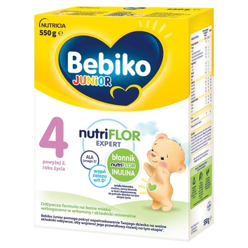 Mleko modyfikowane Junior nutriFlor Expert 4 od 2 roku   Bebiko 550 g