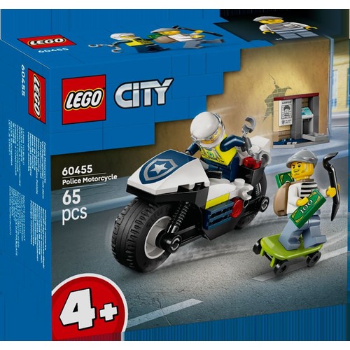 City Pościg na motocyklu policyjnym dla dzieci 60455 LEGO 1 sztuka