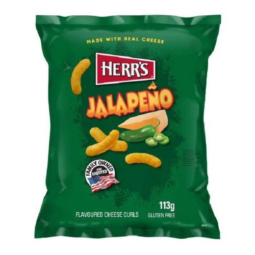 Chrupki o smaku jalapeno Herrs 113 g