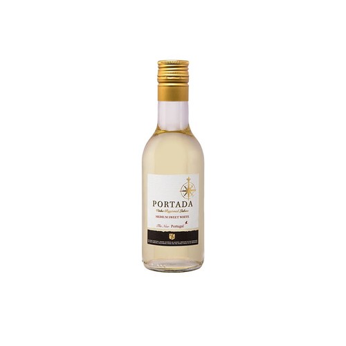 Wino białe półsłodkie alk. 12,5% obj. Portada 187 ml