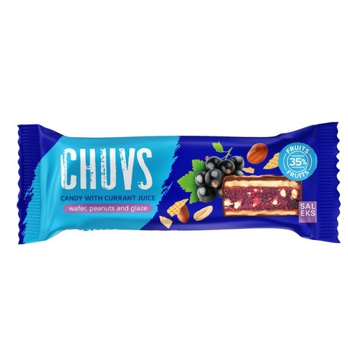 Baton Chuvs o smaku czarnej porzeczki SALEKS 30 g