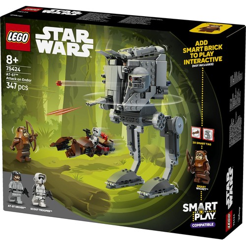 Star Wars™ SMART Play™: Atak AT-ST™ na Endor 75424 LEGO 1 sztuka