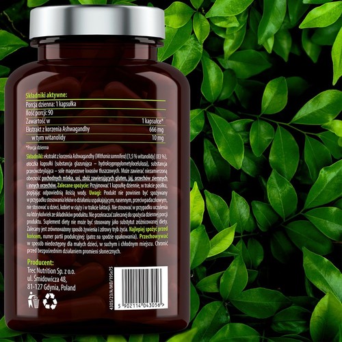 Ashwagandha Forte Essensey 90 kapsułek