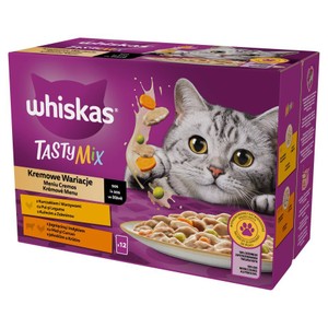 Karma mokra mix smaków ind-jag-kur dla kota Whiskas 12 x 85 g