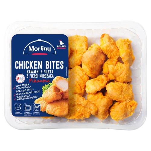 Chicken Bites kawałki z fileta z piersi kurczaka Morliny 400 g