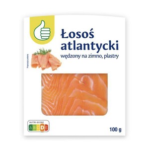 Łosos wędzony Auchan 100 g