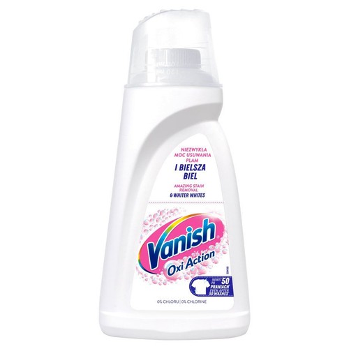 Oxi Action Odplamiacz do białych tkanin w płynie Vanish 1 l