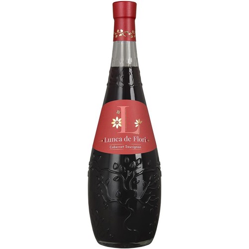 Wino mołdawskie czerwone półsłodkie Cabernet Sauvignon alk. 12,0% obj. Lunca de Flori 750 ml