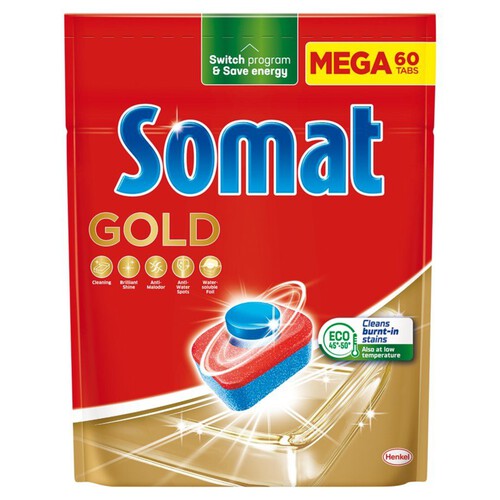 Gold tabletki do zmywarki  Somat 60 tabletek