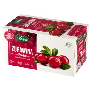 Herbatka owocowa żurawina  BiFix 25 torebek