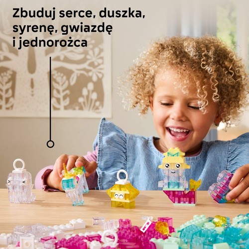 Classic Magiczny zestaw z przezroczystymi klockami 11040 LEGO 1 sztuka